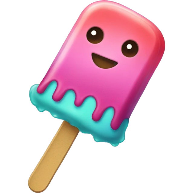 popsicle made of slime emoji
