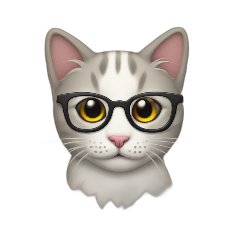 gato con lentes oscuros emoji