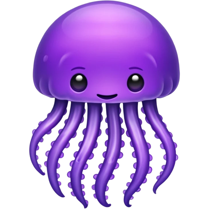 Make a purple jellyfish small emoji