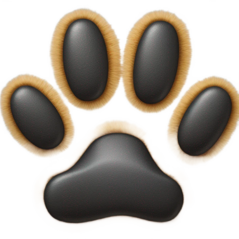 Dog paw camera emoji