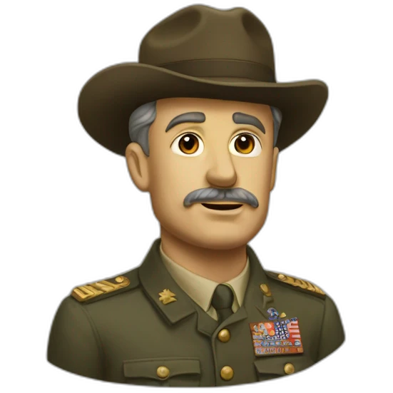 Staline qui embrasse Roosevelt emoji