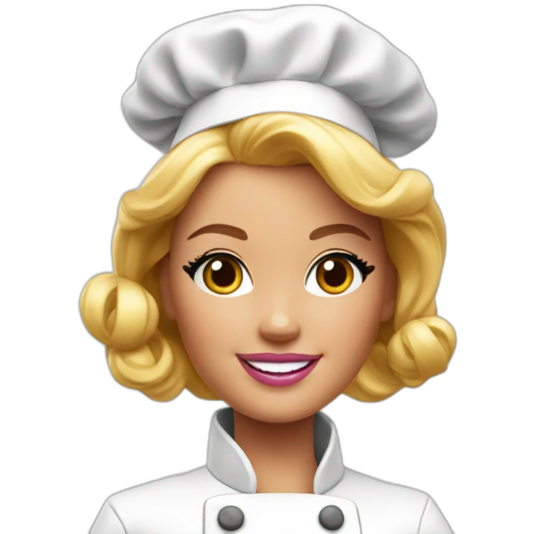 chef barbie emoji