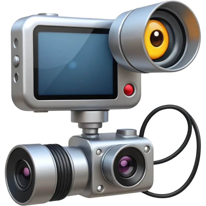 a sensor with a camera and a wire and a sensor for tracking emoji