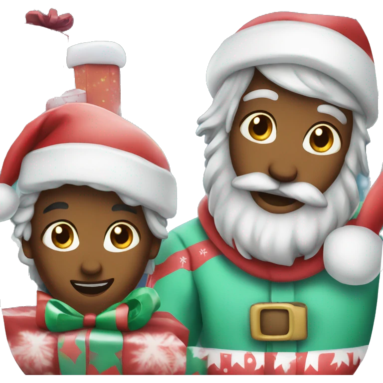 Cute Christmas emoji