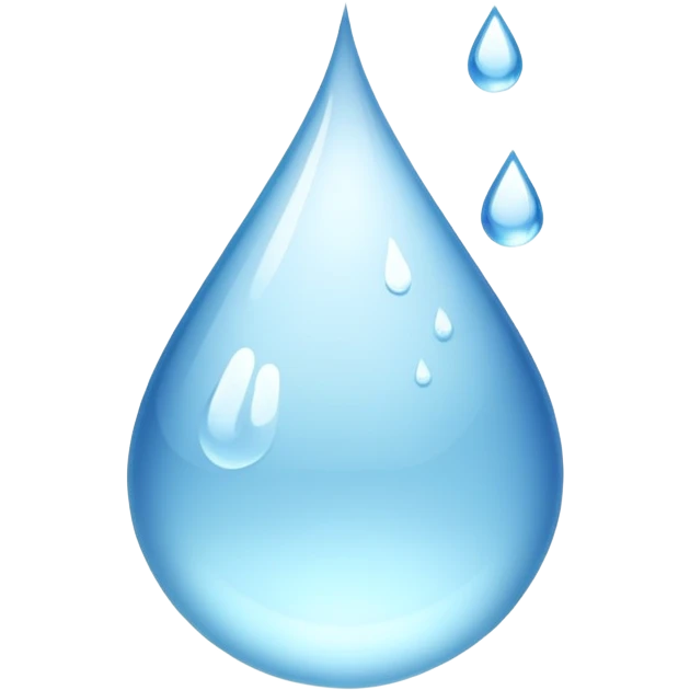 water droplet emoji