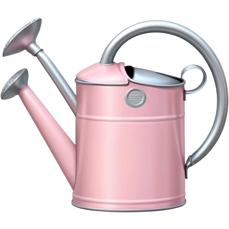 watering can pastel pink  emoji
