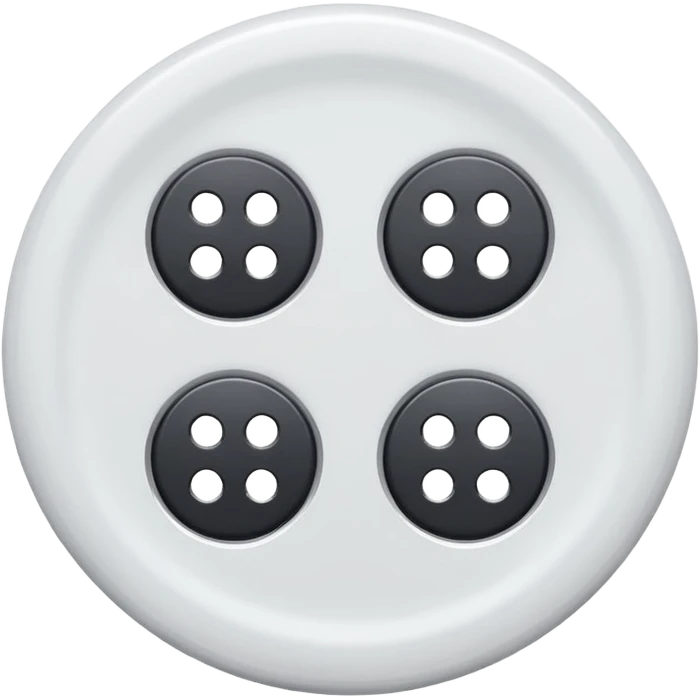 tailor's button 4 hole emoji