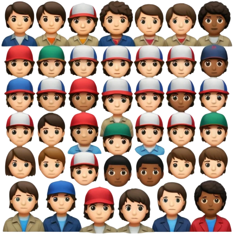 Stranger things emoji emoji