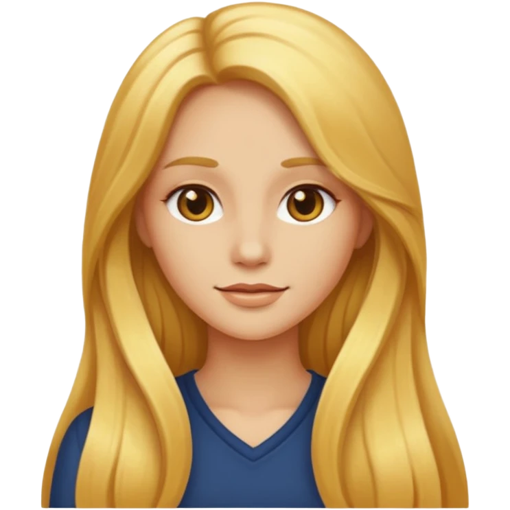 women hair gold emoji