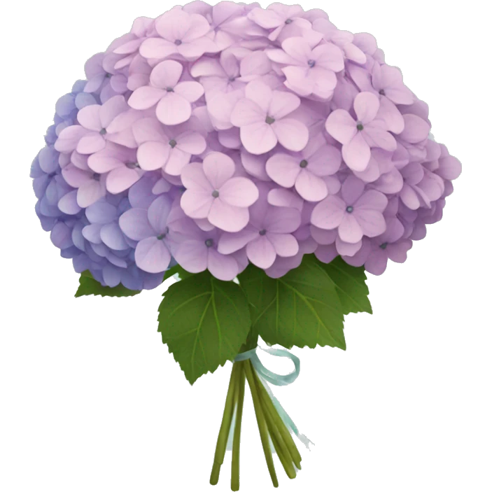 Hydrangea bouquet emoji