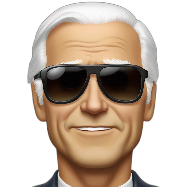 Joe biden badass look sunglass emoji
