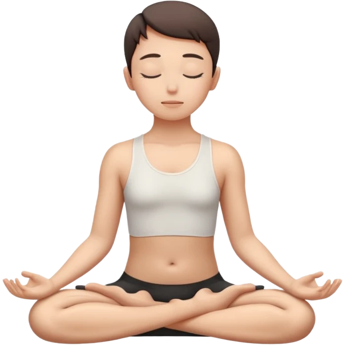 person in lotus pose emoji