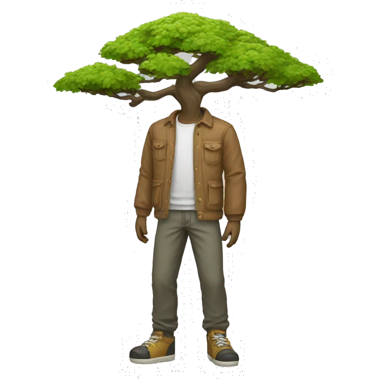bonsai wearing clothes emoji