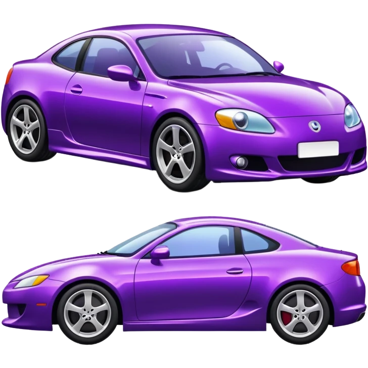 Purple car emoji