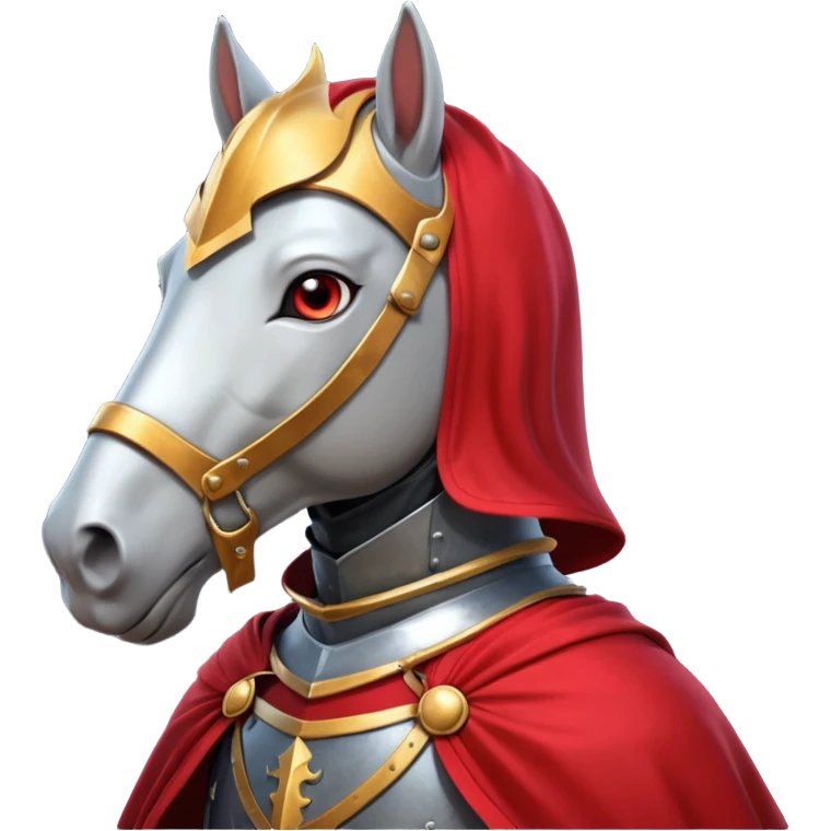 medieval horse rider knight portrait, head and shoulders only, armor collar, cloak, intense eyes, fantasy vibe, 3D cartoon, mobile game icon style, clean background, no text, no watermark
 emoji