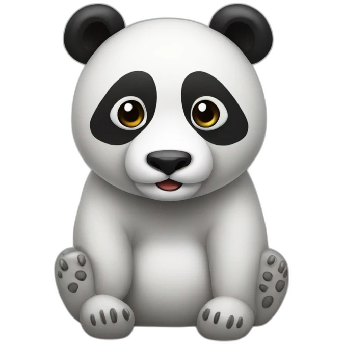 un panda emoji
