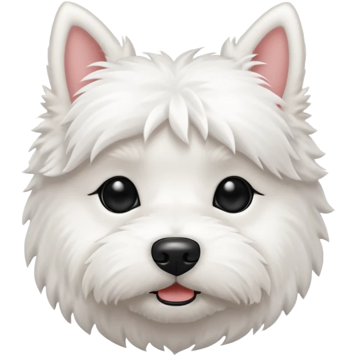Tiny westie dog emoji
