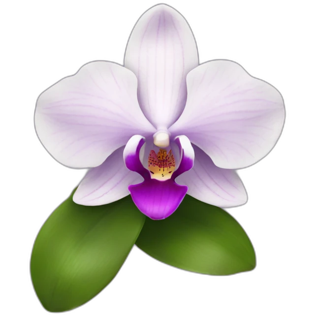 orchid flower emoji