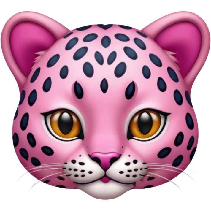 pink leopard emoji