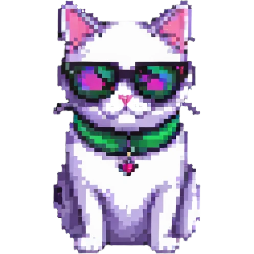cool cat wearing sunglasses emoji
