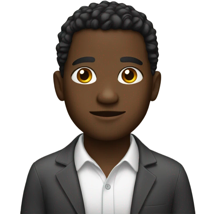 Black guy emoji