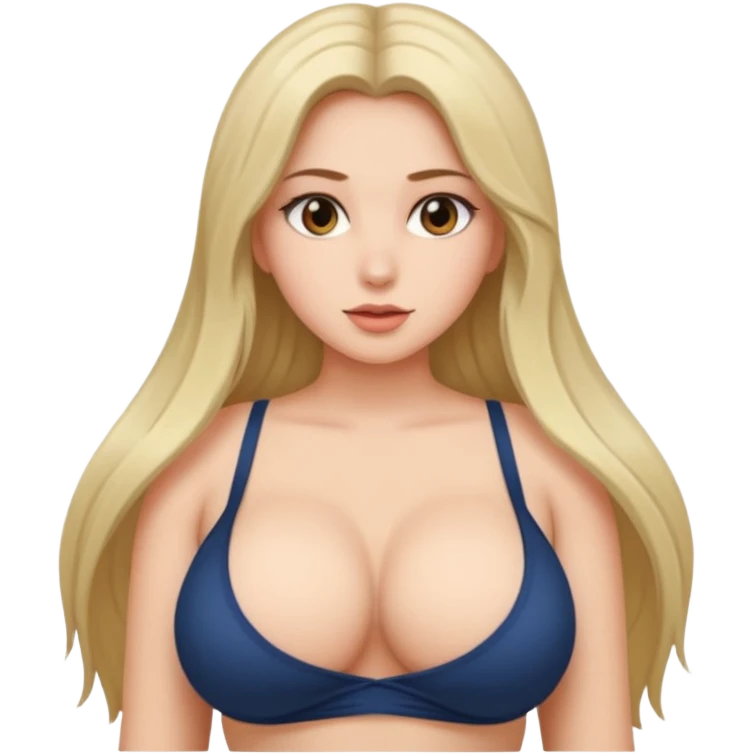Girl naked and big boobs and big ass emoji