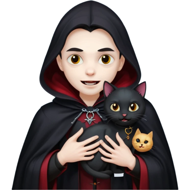 vampire with animal emoji