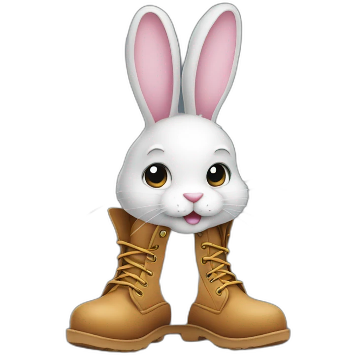 bunny boot emoji