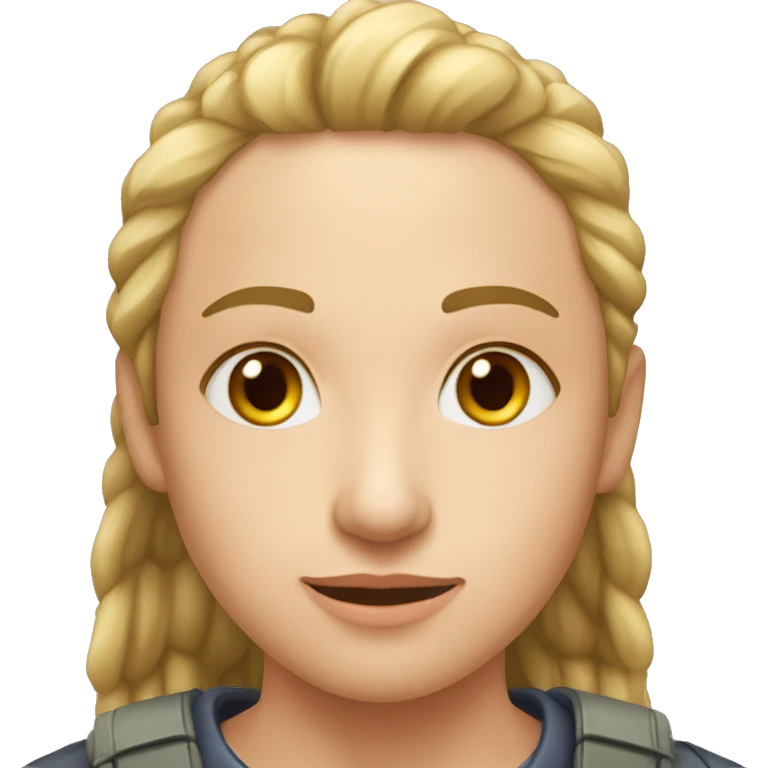 Девочка в очках и с карэ, собака emoji