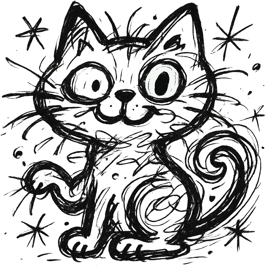 whimsical cat emoji