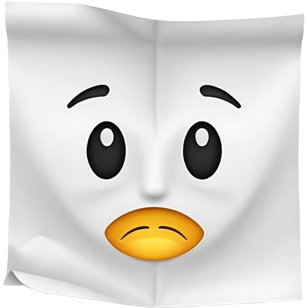 following directions paper with text emoji