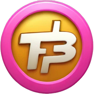 a pink bitcoin spinn emoji