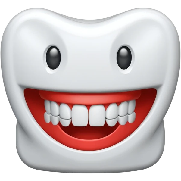 Wind-up chattering teeth emoji