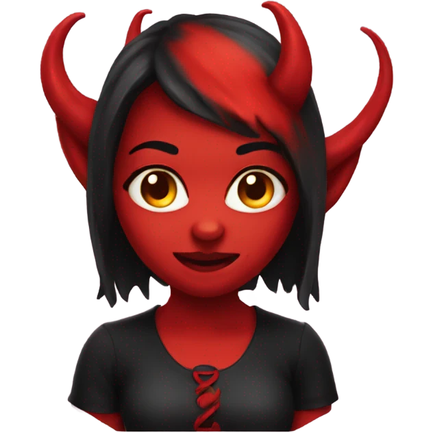 devil girl emoji