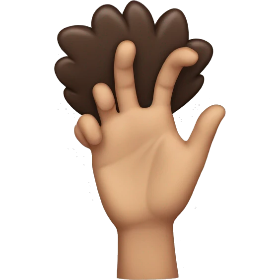 Corazón con mano emoji