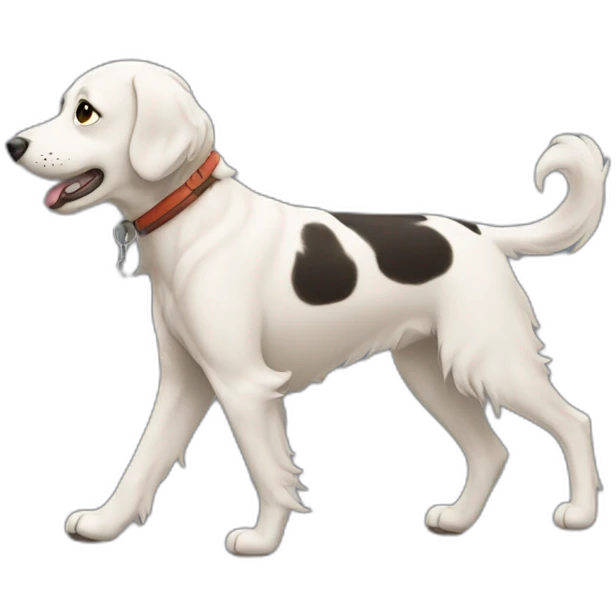 walking dog emoji