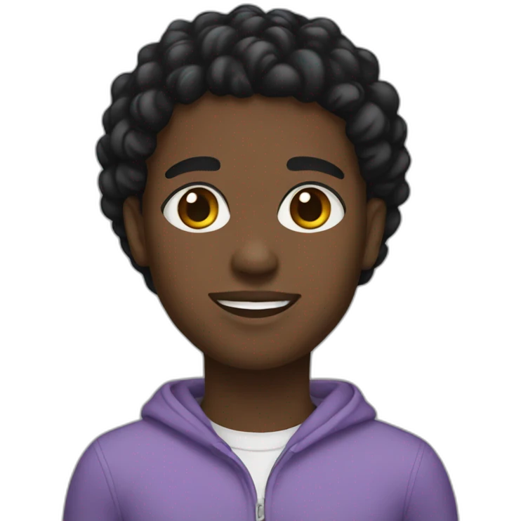 black man + black girl emoji