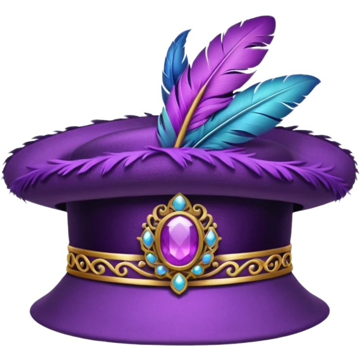 Mystical hat emoji