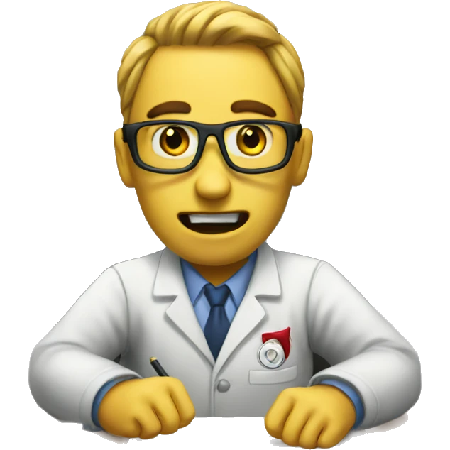 Evil exam emoji