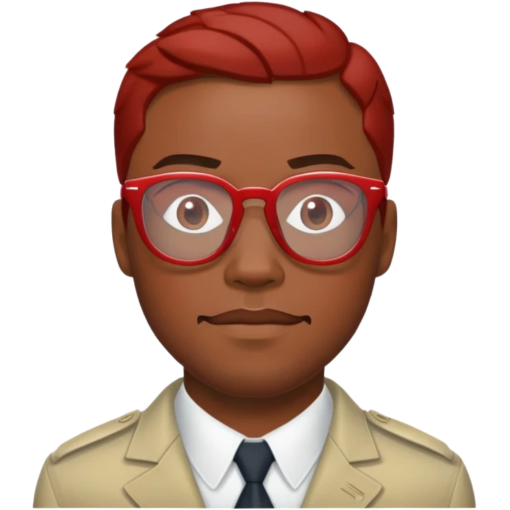 sam wilson, red glasses from  from civil war emoji