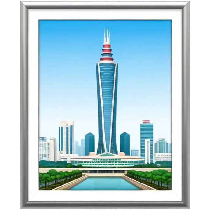 the bitexco tower in ho chi minh city emoji