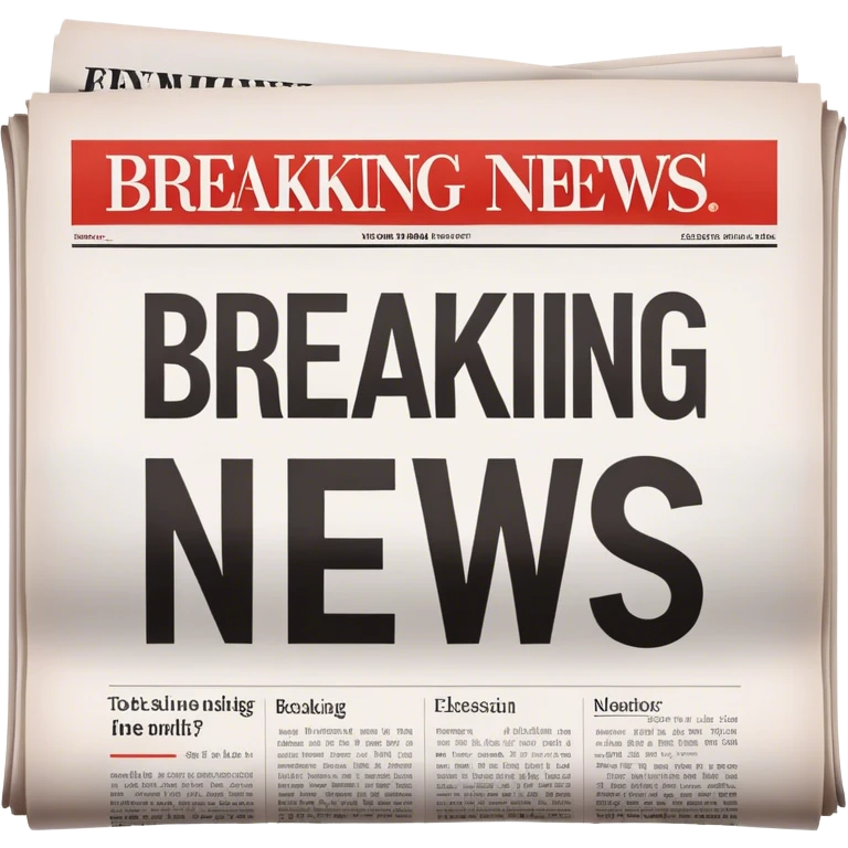 Breaking news  emoji