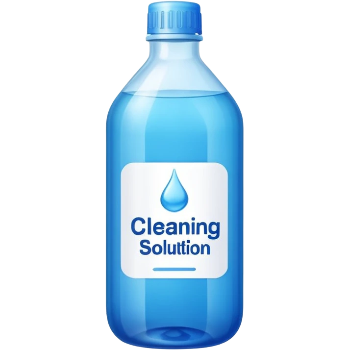 nettoyant avec ecriture emoji