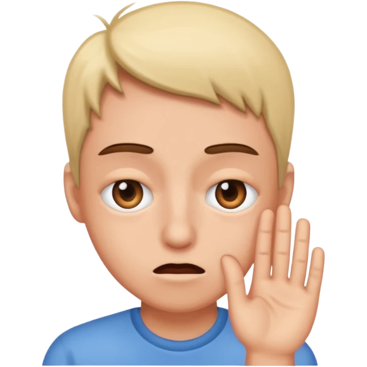 One eye twitching  emoji