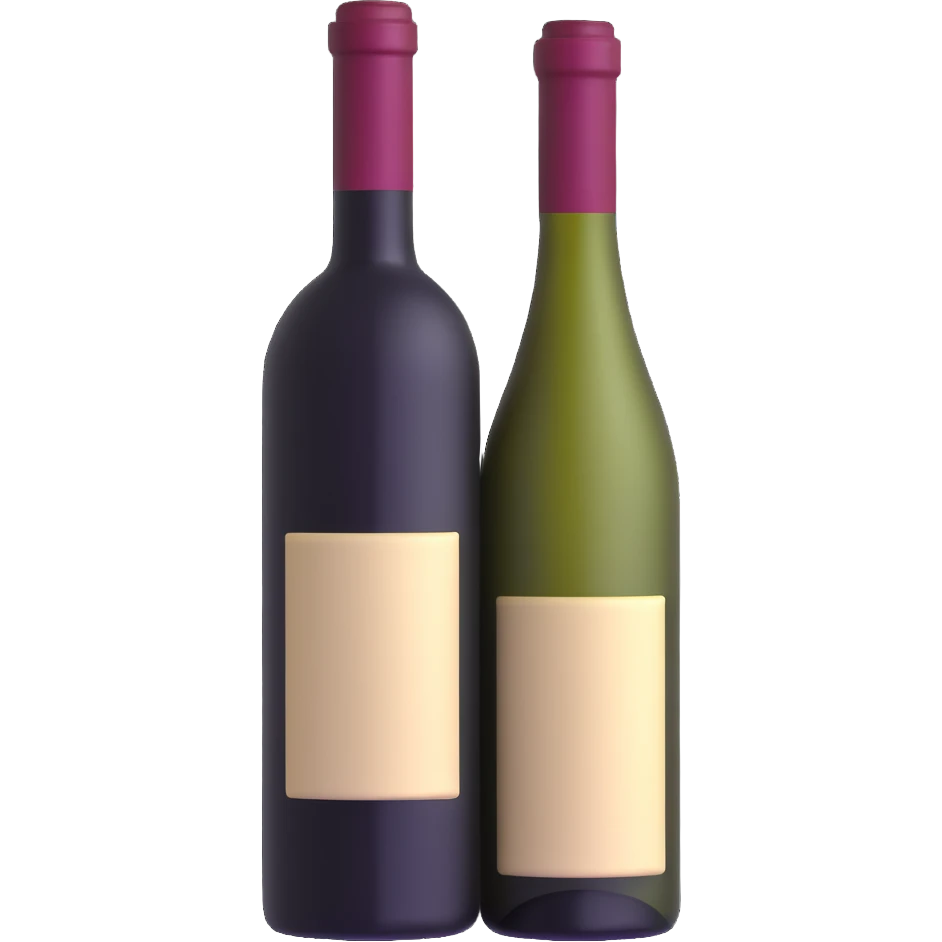 wine bottle emoji