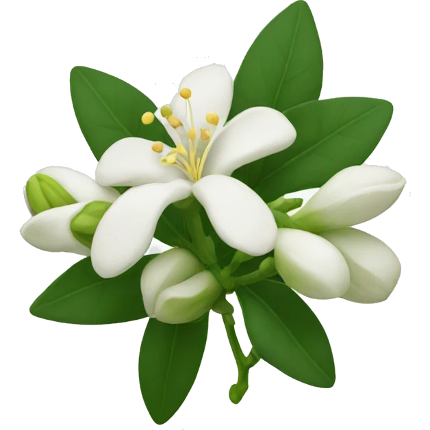 Night Jasmine flower emoji