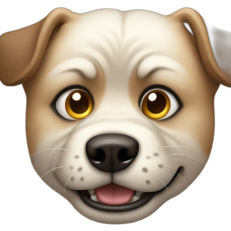 angry dog emoji