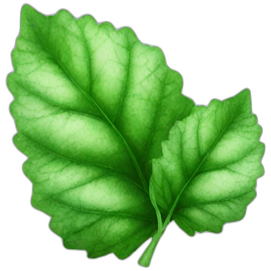 peppermint leaves emoji