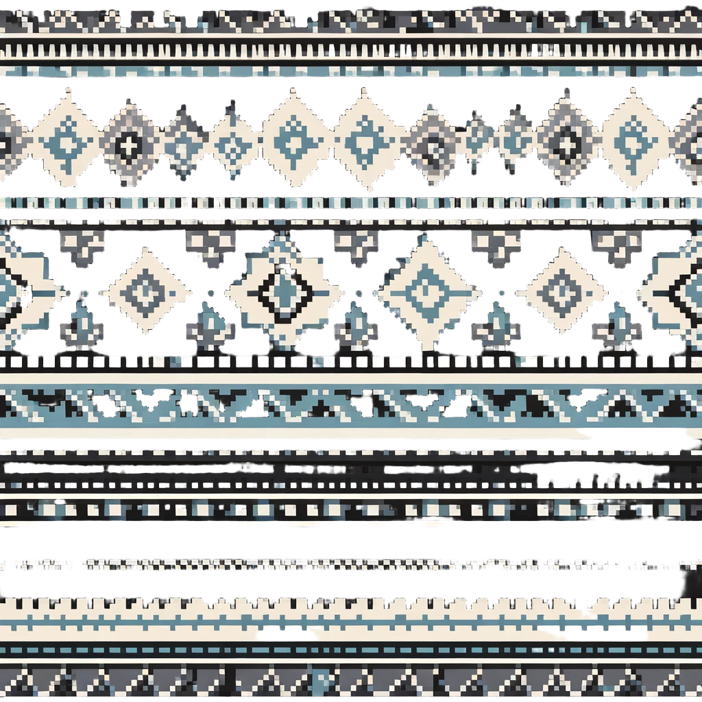 Indian textile pattern with geometric designs emoji