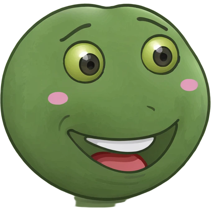 Happy emoji with hands on chin and feet in the air emoji
